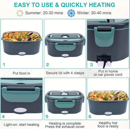Portable Heated Lunch Box