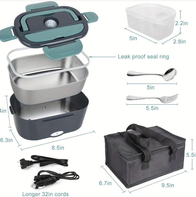 Portable Heated Lunch Box