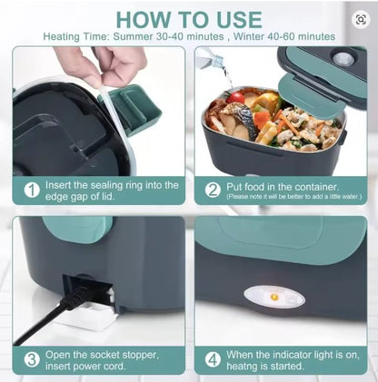 Portable Heated Lunch Box