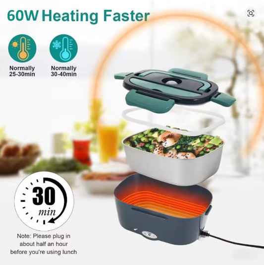 Portable Heated Lunch Box