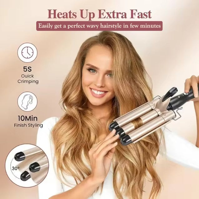 Triple Barrel Hair Curler